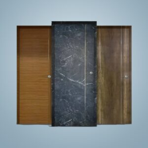 Stainless Steel Design Laminate Bedroom Door