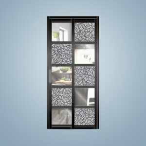 Aluminum Slide and Swing Kitchen glass door