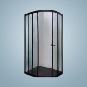 Odd Shaped Sliding Door With 8mm Clear Tempered Glass