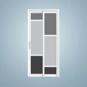 Aluminium Slide & Swing Toilet Door – SD-7056