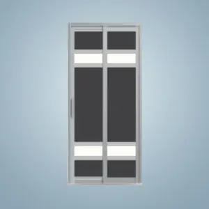 Aluminium Slide & Swing Toilet Door – SD-7063