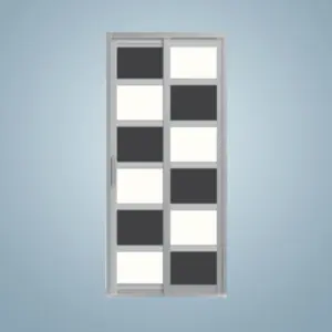 Aluminium Slide & Swing Toilet Door – SD-7036