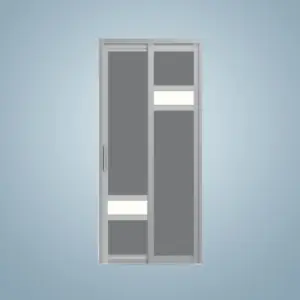 Aluminium Slide & Swing Toilet Door – SD-7068