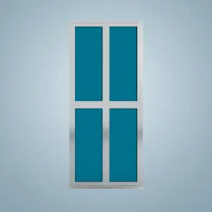 Aluminium Bi-Fold Toilet Door -HDC116