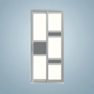 Aluminium Slide & Swing Toilet Door – SD-7072