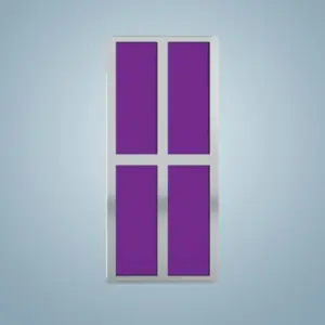 Aluminium Bi-Fold Toilet Door -HDC118