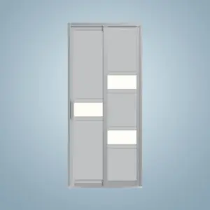 Aluminium Slide & Swing Toilet Door – SD-7075