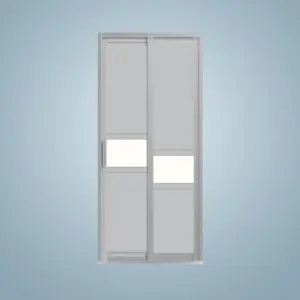 Aluminium Slide & Swing Toilet Door – SD-7076