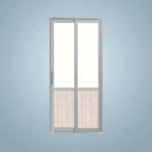 Aluminium Slide & Swing Toilet Door – SD-7092