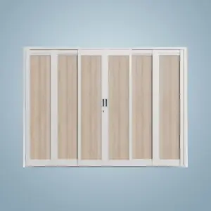 3 Panels Aluminum Slide and Folding Door