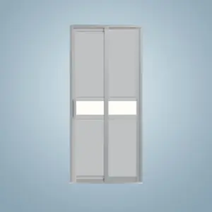 Aluminium Slide & Swing Toilet Door – SD-7077