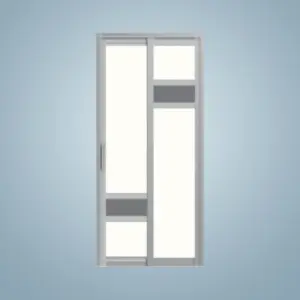 Aluminium Slide & Swing Toilet Door – SD-7078