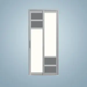 Aluminium Slide & Swing Toilet Door – SD-7080