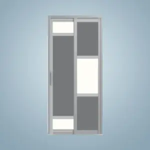 Aluminium Slide & Swing Toilet Door – SD-7081
