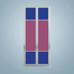 Aluminium Bi-Fold Toilet Door -HDC127