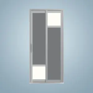 Aluminium Slide & Swing Toilet Door – SD-7083