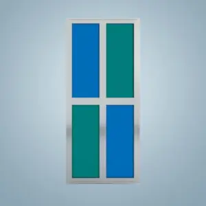Aluminium Bi-Fold Toilet Door -HDC129