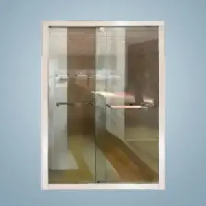 Sliding Door 2 Slide With 10mm Clear Tempered Glass