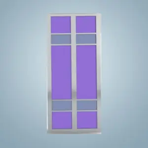 Aluminium Bi-Fold Toilet Door -HDC130