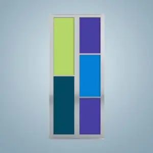 Aluminium Bi-Fold Toilet Door -HDC131