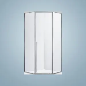 Swing Shower Door-Diamond Shaped