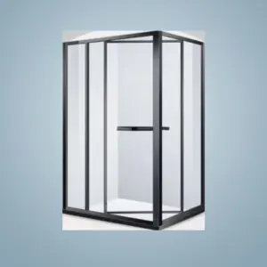 Swivel Shower Door L-Shaped