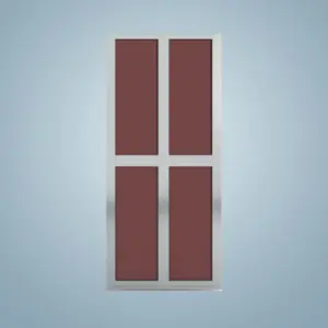 Aluminium Bi-Fold Toilet Door -HDC139