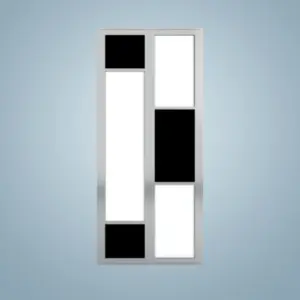 Aluminium Bi-Fold Toilet Door -HDC145