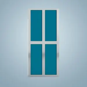 Aluminium Bi-Fold Toilet Door -HDC148