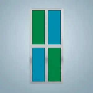 Aluminium Bi-Fold Toilet Door -HDC149