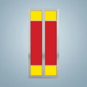 Aluminium Bi-Fold Toilet Door -HDC150