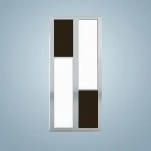 Aluminium Bi-Fold Toilet Door -HDC152