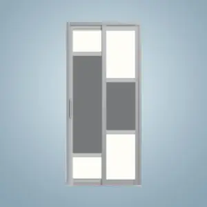Aluminium Slide & Swing Toilet Door – SD-7043