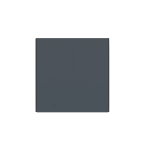 Aqara Wall Switch H1 Grey nN 2G No Neutral, 2 Gang
