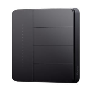 Aqara Wall Switch Z1 Pro (4 Gang) Black